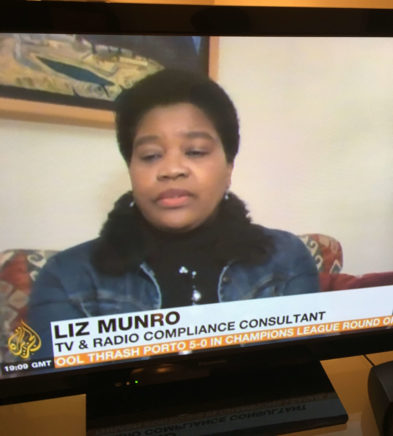 Liz Munro on Al Jazeera